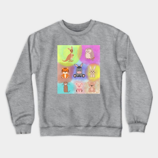 Hundred Acre Wood Friends Crewneck Sweatshirt by AlmostMaybeNever